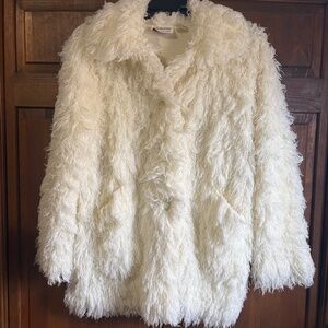 Arissa 1970’s carpet coat/shag coat/penny lane coat